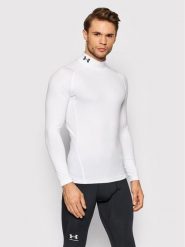 Under Armour Koszulka techniczna HeatGear® Mock 1369606 Biały Skinny Fit. Białe koszulki sportowe męskie Under Armour, m, bez wzorów, z syntetyku, bez ramiączek, do biegania. Za 99.99 zł.
