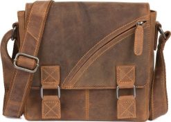 Beltimore Torba męska skórzana na ramię zgrabna brązowa elegancka Beltimore N13. Brązowe torby na ramię męskie Beltimore, na ramię. Za 319.99 zł.