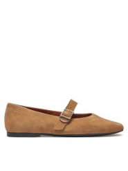 Vagabond Shoemakers Baleriny Jolin 5608-040-28 Brązowy. Brązowe balerinki damskie Vagabond Shoemakers, bez wzorów, ze skóry, bez obcasa, bez zapięcia. Za 359.99 zł.