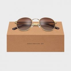 Okrągłe okulary ze stali nierdzewnej Lifestyle Siroko Camden. Brązowe okulary przeciwsłoneczne damskie SIROKO, okrągłe. Za 212.00 zł.