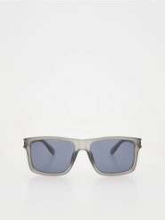 Okulary przeciwsłoneczne Wayfarer - ciemnoszary. Szare okulary przeciwsłoneczne damskie Reserved. W wyprzedaży za 55.99 zł.