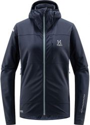 Kurtka softshell damska Haglofs L.I.M Hybrid Softshell Jacket - t.blue/f.blue. Niebieskie kurtki sportowe damskie Salomon, l, bez wzorów, z softshellu, bez ramiączek, bez kaptura. Za 1,021.97 zł.