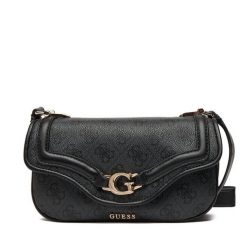 Torebka Guess. Szare listonoszki damskie Guess, z aplikacjami, bez dodatków. Za 379.99 zł.