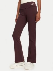 Reebok Legginsy Minka RK25702CCW Brązowy Slim Fit. Brązowe legginsy damskie Reebok, bez wzorów, z bawełny. Za 149.99 zł.