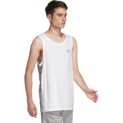 Adidas Originals Monogram Podkoszulek Biały Szary. Białe t-shirty męskie adidas Originals, s, bez wzorów, z bawełny, bez kołnierzyka, bez ramiączek. Za 154.95 zł.