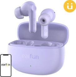 Słuchawki TWS EarFun Air life (fioletowe). Fioletowe słuchawki bezprzewodowe EarFun. Za 63.14 zł.