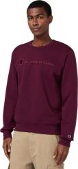 Champion Bluza męska Crewneck Sweatshirt bordowa 220272 RS522 S. Czerwone bluzy męskie Champion, m, bez wzorów, bez ramiączek, bez kaptura. Za 346.44 zł.