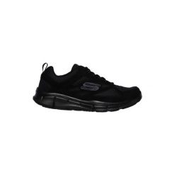 Buty sportowe Sneakersy męskie, Skechers Equalizer. Czarne buty sportowe męskie Skechers, bez wzorów, bez zapięcia, trekkingowe. Za 199.99 zł.