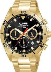 Zegarek Lorus Zegarek Lorus męski RT340KX9 Chronograf. Zegarki męskie Lorus, bez wzorów. Za 439.00 zł.