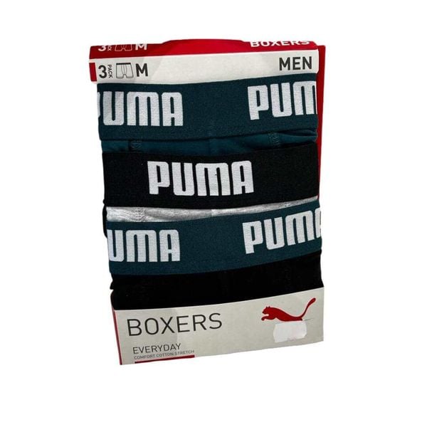 Bokserki Sportowe Męskie Puma Basic Brand Elastic 3-Pack. Bielizna sportowa męska Puma, bez wzorów. Za 131.99 zł.