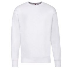 Lekka Męska Bluza Z Kapturem. Białe bluzy męskie fruit of the loom, m, bez wzorów, bez ramiączek, z kapturem. Za 55.99 zł.