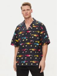 Hugo Koszula Egeeno 50514182 Czarny Oversize. Czarne koszule męskie Hugo, m, bez wzorów, z bawełny, bez kołnierzyka, bez ramiączek. Za 259.99 zł.