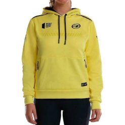 Bluza damska z kapturem Bullpadel Leste W. Zielone bluzy damskie bullpadel, xl, bez wzorów, sportowe, bez ramiączek, z kapturem. W wyprzedaży za 178.00 zł.
