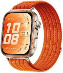 Smartwatch Huawei Huawei WATCH Fit 5 Pro 4,88 cm (1.92") AMOLED 44.5 mm Cyfrowy 480 x 408 px Ekran dotykowy Złoto GPS. Żółte, cyfrowe zegarki smartwatch Huawei, bez wzorów. Za 940.65 zł.