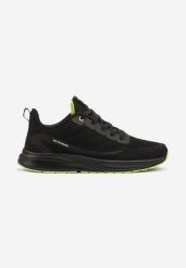 Czarno-Zielone Buty Sportowe Sneakersy z Siateczki Telamira. Czarne buty sportowe męskie Born2be, bez wzorów, z jeansu, bez zapięcia. Za 119.99 zł.