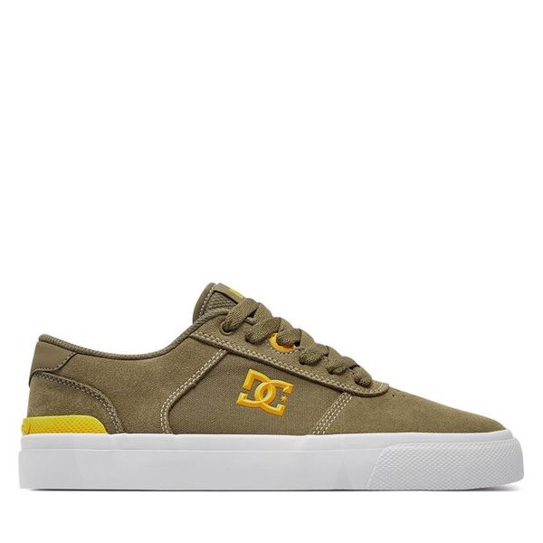 Tenisówki DC Shoes. Brązowe trampki męskie DC Shoes, bez wzorów, bez zapięcia. Za 289.99 zł.