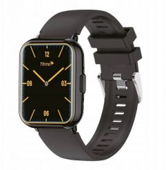Smartwatch JG Smart Titmo E-100 Czarny (BAND0122). Czarne zegarki smartwatch JG Smart, bez wzorów. Za 104.94 zł.