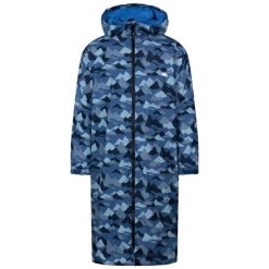 Płaszcz Przeciwdeszczowy Dla Dorosłych Unisex Hudsan. Niebieskie płaszcze damskie Trespass, m, bez wzorów, z materiału, bez kołnierzyka, z kapturem. Za 367.99 zł.