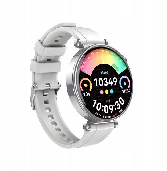Smartwatch XO GT4 Mini Amoled Srebrny (GSM188745). Szare zegarki smartwatch XO, bez wzorów. Za 130.12 zł.