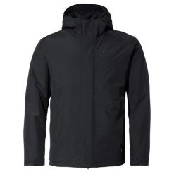 Kurtka turystyczna VAUDE Rosemoor II. Czarne kurtki męskie Vaude, m, bez wzorów, z materiału, sportowe, bez kaptura. Za 839.80 zł.