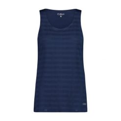 Damski tank top CMP. Niebieskie topy damskie CMP, bez wzorów, sportowe, bez kołnierzyka, bez ramiączek. Za 195.15 zł.