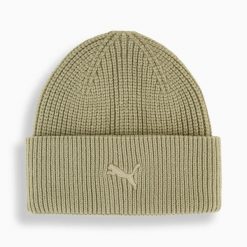 Czapka zimowa unisex Puma WARDROBE ESS CHUNKY MID CROWN beżowa 02640802. Brązowe czapki damskie Puma, na zimę, bez wzorów, z materiału. Za 92.08 zł.