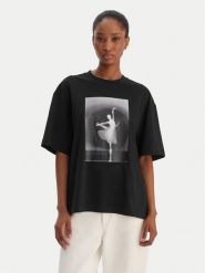 BOSS T-Shirt Eboys 50556978 Czarny Regular Fit. Czarne t-shirty damskie Boss, m, bez wzorów, z bawełny, bez kołnierzyka, bez ramiączek. Za 279.99 zł.