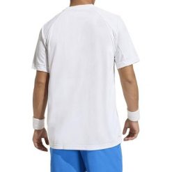 T-shirt Adidas Club Graphic. Białe t-shirty damskie Adidas, xl, bez wzorów, z materiału, bez kołnierzyka, bez ramiączek. Za 206.15 zł.