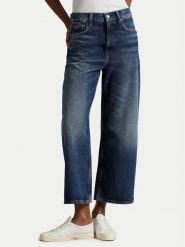 Polo Ralph Lauren Jeansy 211969378001 Granatowy Wide Leg. Niebieskie jeansy damskie Polo Ralph Lauren, bez wzorów, z bawełny. Za 989.99 zł.