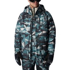 Kurtka narciarska męska Columbia Winter District II. Szare kurtki sportowe męskie Columbia, na zimę, m, bez wzorów, bez kaptura, narciarskie. Za 1,463.00 zł.
