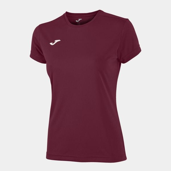Koszulka do biegania damska Joma Combi z krótkim rękawem. Brązowe bluzki damskie Joma, xs, bez wzorów, sportowe, bez kołnierzyka, bez ramiączek. Za 59.99 zł.