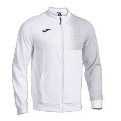 Kurtka z dresu Joma Smash. Białe kurtki męskie Joma, na wiosnę, l, bez wzorów, z dresówki, klasyczne, bez kaptura. Za 149.99 zł.