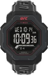 Zegarek Timex Zegarek męski TW2V88100 czarny. Czarne zegarki męskie Timex, bez wzorów. Za 683.00 zł.