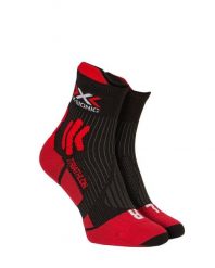 Skarpety biegowe rowerowe X-Socks TRIATHLON 4.0. Czarne skarpety męskie X-Socks, bez wzorów, z materiału. Za 85.00 zł.