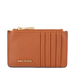 Portfel GINO ROSSI. Brązowe portfele damskie Gino Rossi. Za 49.99 zł.