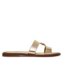 Klapki MICHAEL Michael Kors. Żółte klapki damskie MICHAEL Michael Kors, bez wzorów, bez obcasa, bez zapięcia. Za 529.99 zł.