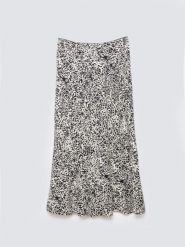 Spódnica damska maxi z wiskozy z nadrukiem czarno-kremowa Arcelia 906. Czarne spódnice damskie BIG STAR, na co dzień, na lato, l, bez wzorów, z koronki, eleganckie, maxi, dopasowane. Za 179.99 zł.