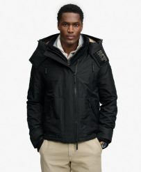 Superdry Kurtka Hooded Arctic Windcheater - Loose Fit, hydrofobowa. Czarne kurtki męskie Superdry, xl, bez wzorów, z elastanu, z kapturem. Za 545.65 zł.