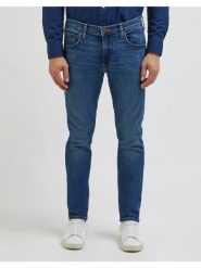 LEE MĘSKIE SPODNIE JEANSOWE LUKE PEACE TRAIN 112342254 L719015517. Czarne jeansy męskie Lee, z bawełny, klasyczne. W wyprzedaży za 179.99 zł.