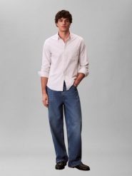 Calvin Klein Jeans koszula casual Mężczyźni Regular Fit Bawełna szary, XXL. Szare koszule męskie Calvin Klein Jeans, m, bez wzorów, z bawełny, casualowe, bez kołnierzyka, bez ramiączek. Za 229.95 zł.