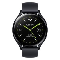 Smartwatch Xiaomi Mi Watch 2 z wyświetlaczem AMOLED. Czarne, cyfrowe zegarki damskie Xiaomi, z włókna. Za 764.65 zł.