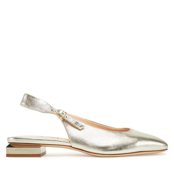 Sandały AGL. Żółte sandały damskie AGL, bez wzorów, bez obcasa, na płaskiej podeszwie, bez zapięcia. Za 1,219.00 zł.