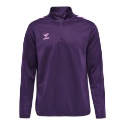 Bluza do piłki ręcznej dla dorosłych Hummel hml CORE XK. Fioletowe bluzy męskie Hummel, m, bez wzorów, sportowe, bez ramiączek, bez kaptura. Za 233.00 zł.
