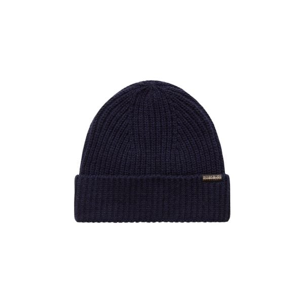 Czapka Napapijri Foli. Niebieskie czapki męskie Napapijri, bez wzorów. Za 167.05 zł.