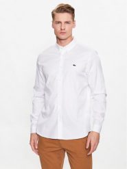 Lacoste Koszula CH2933 Biały Regular Fit. Białe koszule męskie Lacoste, m, bez wzorów, z bawełny, biznesowe, bez kołnierzyka, bez ramiączek. Za 441.99 zł.