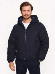 Tommy Hilfiger Kurtka przejściowa MW0MW31636 Granatowy Regular Fit. Niebieskie kurtki męskie Tommy Hilfiger, m, bez wzorów, z syntetyku, bez kaptura. Za 1,239.00 zł.