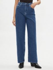 Calvin Klein Jeans Jeansy J20J223428 Granatowy Relaxed Fit. Niebieskie jeansy damskie Calvin Klein Jeans, bez wzorów, z bawełny. Za 259.99 zł.