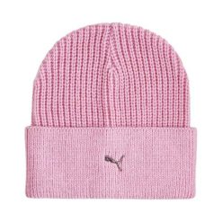 Czapka Puma Metal Cat Beanie. Czerwone czapki damskie Puma, na jesień, bez wzorów, z materiału, sportowe. Za 79.00 zł.