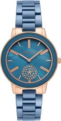 Zegarek Anne Klein Zegarek damski Anne Klein AK-3502BLRG niebieski. Niebieskie zegarki damskie Anne Klein. Za 576.00 zł.