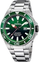 Zegarek Festina Zegarek męski Festina F20663-2 srebrny. Szare zegarki męskie Festina, bez wzorów, srebrne. Za 662.00 zł.